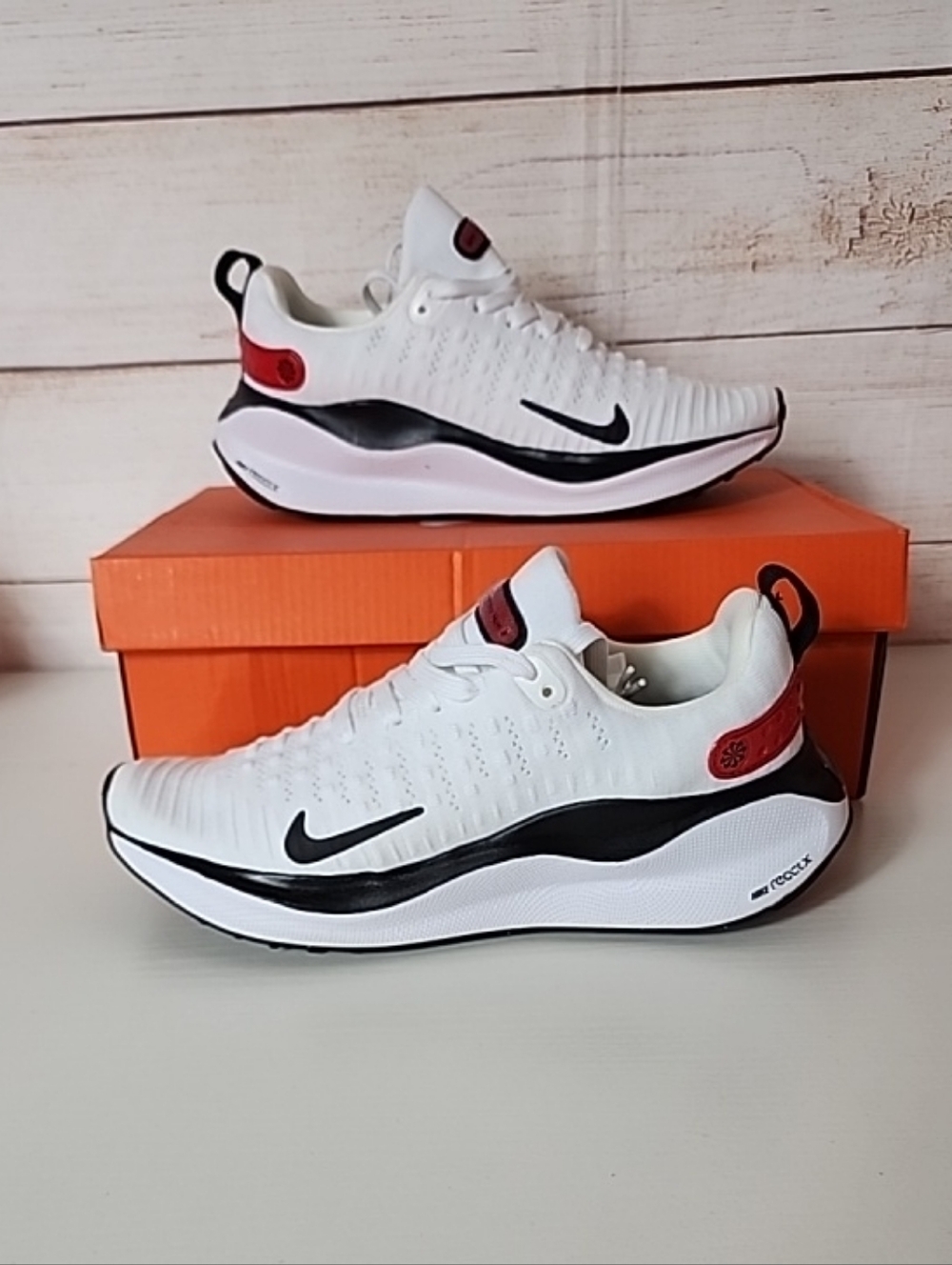 Nike ReactX Infinity Run 4 White Velvet Brown Women’s Size 6.5 DR2665-100 Runnin